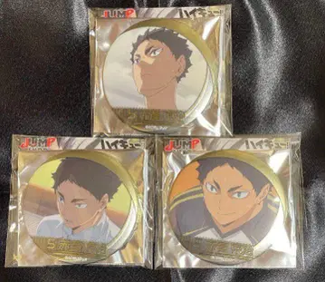 하이큐!! 명장면 캔뱃지 점프샵 후쿠로다니 학원 ver. 아카아시 케이지