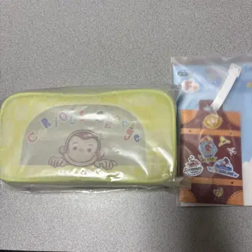 호기심 많은 조지 파우치 & 러기지 택 세트
