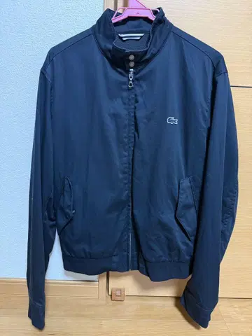 LACOSTE 코튼 스윙탑 자켓 블루종