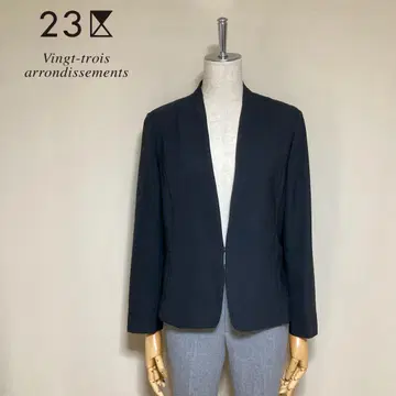 새상품급 23구 정가 2.7만 워셔블 릴랙션 트윌 노카라 자켓 40
