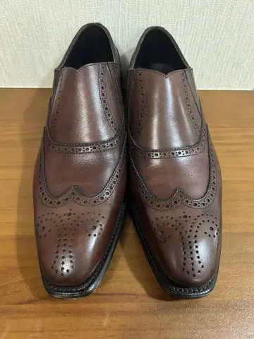 [ 미사용품 ] Perfetto 브라운 가죽 신발