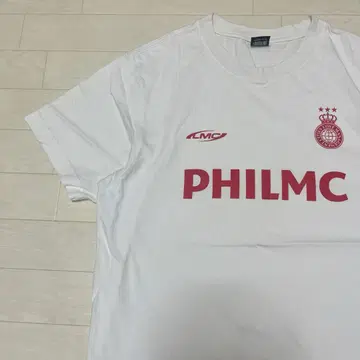 PHILMC PARODY SOCCER TEE white 축구 티셔츠