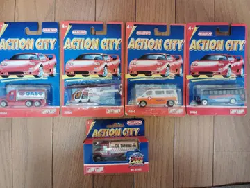 ACTION CITY 미니카 세트 5점
