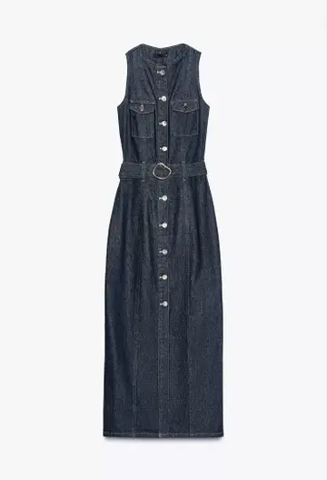 ZARA Z1975 데님 벨트 원피스