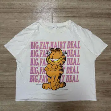 70s 가필드 카툰 tee