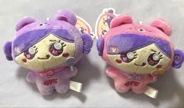 시나코 시나곰 마스코트 키링 봉제 인형 퍼플 핑크 소