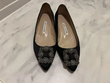 새상품급 마놀로 블라닉 한기시 플랫슈즈