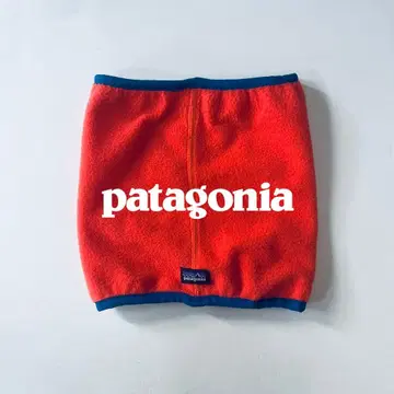 patagonia 1991년 플리스 넥워머 USA제 오렌지 계열