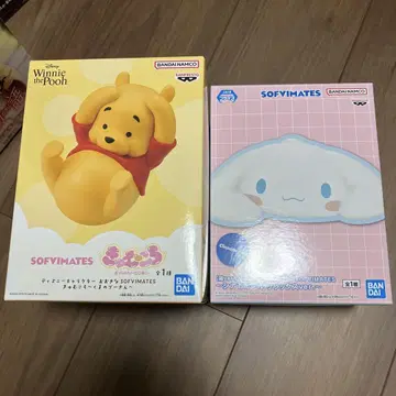 곰돌이 푸 시나모롤 소프트 비닐 메이츠 피규어 세트