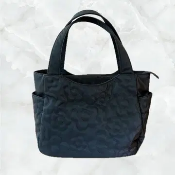 마리콴트 MARY QUANT 데이지 퀼트 토트백 블랙