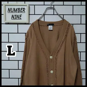 [NUMBER(N)INE] 구제 의류 가디건 뜨개질 일본제