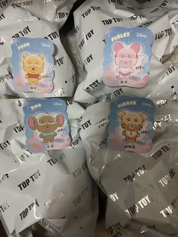 TOPTOY 디즈니 푸우 피글렛 티거 루 세트