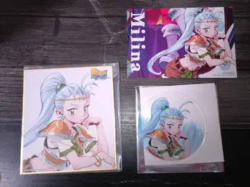 슬레이어즈전 고즈온 미라나 색지 아크릴 코스터 특전 카드