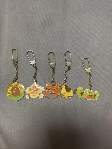 킹크랩 포켓몬 메탈 키링 레트로 메달 스윙 초대