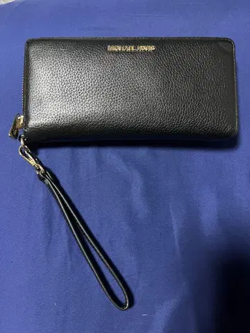 MICHAEL KORS 블랙 가죽 장지갑