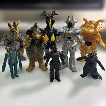 울트라맨 괴수 소프트 비닐 레트로 8체 묶음 판매