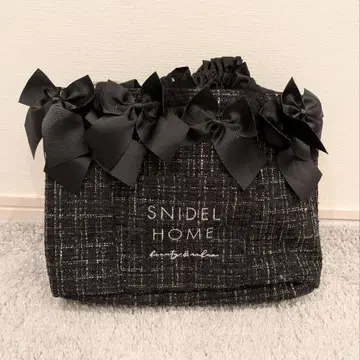 [ 완판템 ] SNIDEL HOME 스나이델 홈 트위드 리본 백