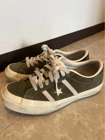 CONVERSE ALL STAR 스타&바즈 스웨이드 그린