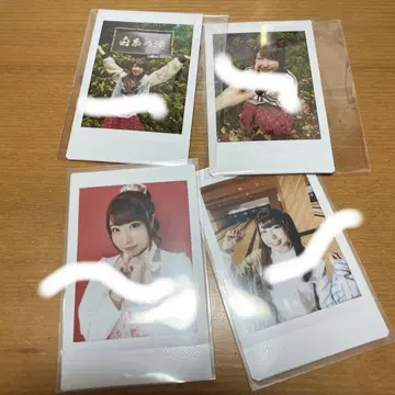 오가타 유나 씨 폴라로이드 4장 세트