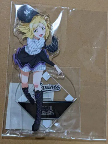 러브 라이브 선샤인 오하라 마리 아크릴 스탠드 지바 롯데 마린스 콜라보