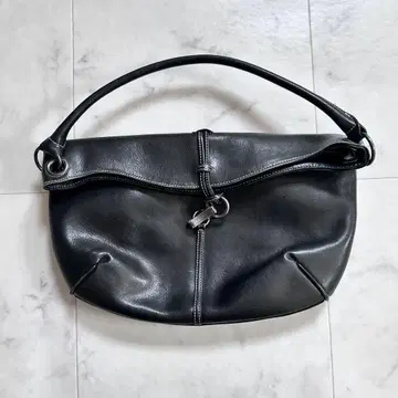 00s archive leather one shoulderbag y2k