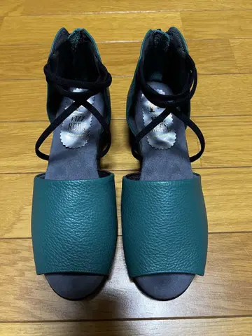 미사용 새상품 FIZZ REEN 피즈린 여성용 샌들 그린 22.5