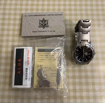 Wired AL-7T92 K-1 10주년 기념 손목시계