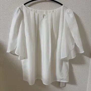 [ 택 포함 미사용 ] PROPORTION 화이트 블라우스