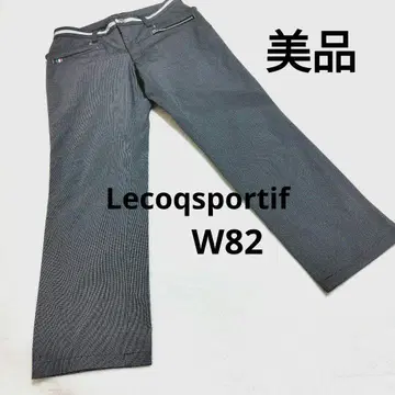 새상품급 르꼬끄 골프 팬츠 W82 그레이 체크