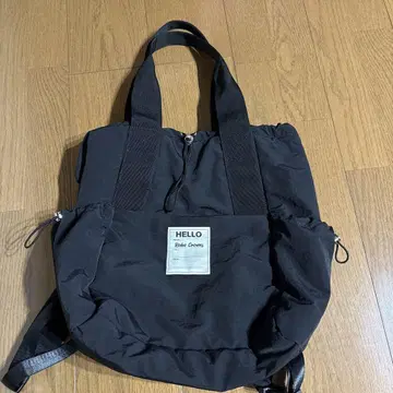 로데오 크라운즈 블랙 토트 백팩