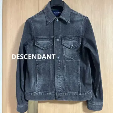 DESCENDANT 디센던트 블랙 데님 자켓 S