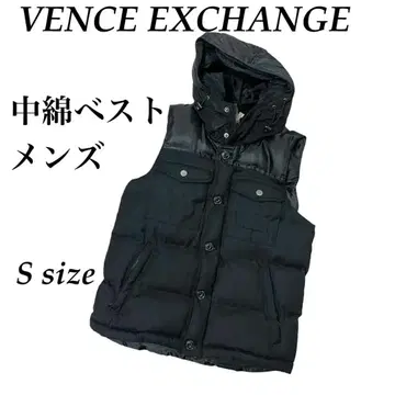 VENCE EXCHANGE 충전솜 베스트 남성용 S 사이즈