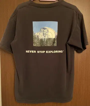 THE NORTH FACE 티셔츠 백 프린트