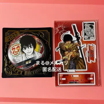 SAKAMOTO DAYS 벌스데이 명장면 디오라마 피규어 캔뱃지 나구모