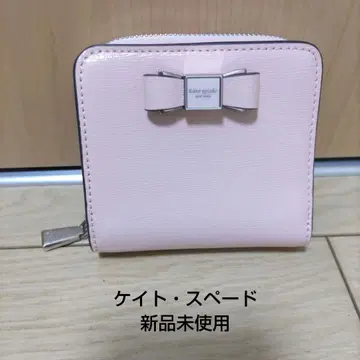 kate spade 리본 포함 접이식 지갑 핑크