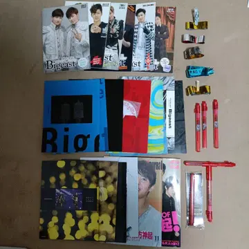 동방신기 Bigeast 뉴스레터 DVD 잡지 세트 책자 응원봉