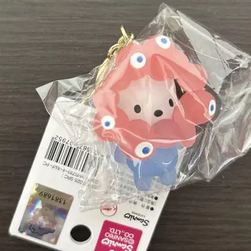 오사카 만박 산리오 미야쿠미야쿠 클리어 키링 포차코