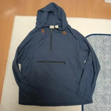 L.L.Bean 아노락 후드티 남성용 XL 네이비