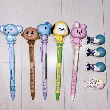 BT21 볼펜 타이니탄 피규어