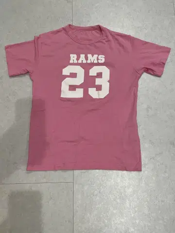 RAMS 23 핑크 T셔츠 L 사이즈 이탈리아제