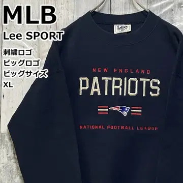 USA제 NFL 페이트리어츠 Lee 맨투맨 트레이닝복 XL 자수 로고