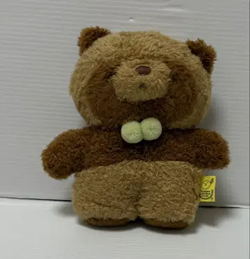 산레몬 복슬복슬 탓톤 봉제 인형 S 너구리 BR 미사용품