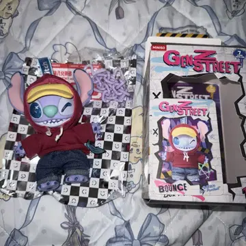 한정판 스티치 GenZstreet 시리즈 키체인 vaporwave