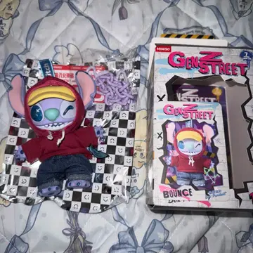 한정판 스티치 GenZstreet 시리즈 키체인 vaporwave