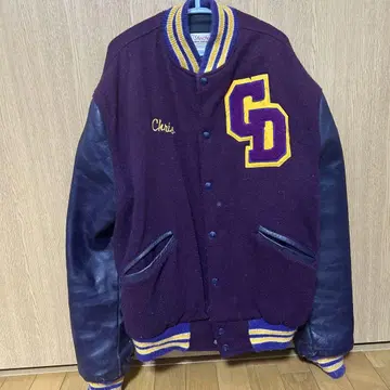 퍼플 바시티 자켓 1992년제
