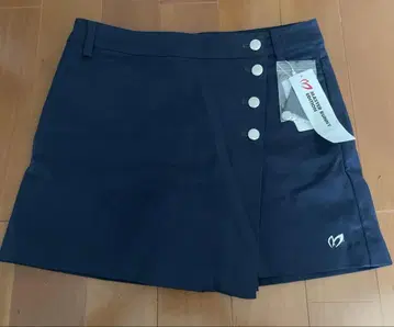 [미사용 새상품] MASTER BUNNY EDITION 네이비 랩스커트