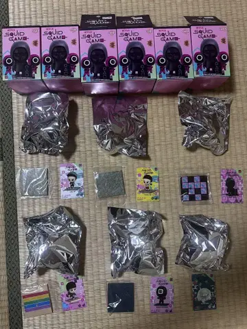 오징어 게임 2 코스튬 피규어 6종 세트