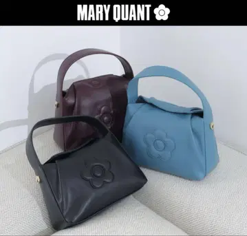 MARY QUANT 탑 플랩 2WAY 숄더백
