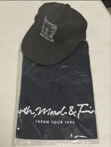 EARTH, WIND & FIRE 1995 JAPAN TOUR 캡 T셔츠