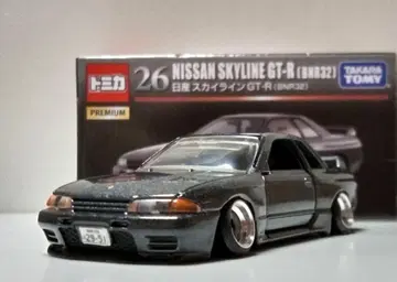 토미카 프리미엄 스카이라인 GT-R 32 샤코탄 딥림 알루미늄 휠